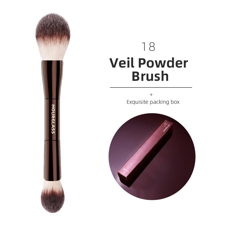 Hourglass Makeup Brushes Powder Foundation Concealer Blusher Bronzer Eye Shadow Eyebrow Eyeliner Sculpting Brush