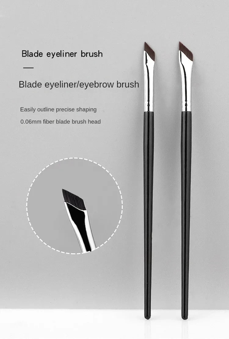 Upgrade Blade Eyeliner Brush Ultra Thin Fine Angle Flat Eyebrow Brush Liner Brow Place Makeup Brush Precise Detail Brush