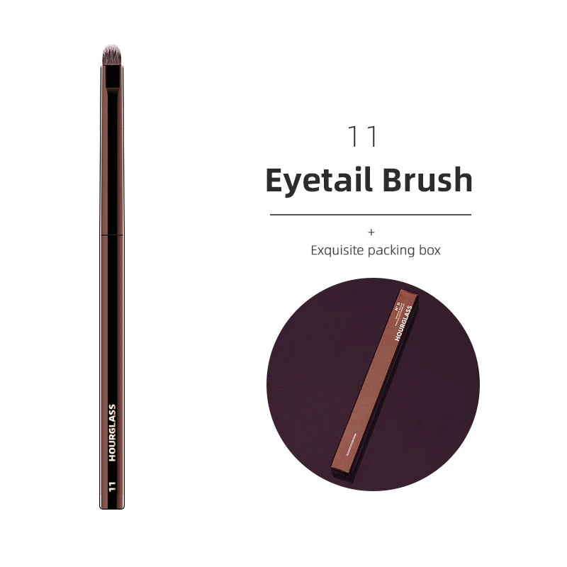 Hourglass Makeup Brushes Powder Foundation Concealer Blusher Bronzer Eye Shadow Eyebrow Eyeliner Sculpting Brush