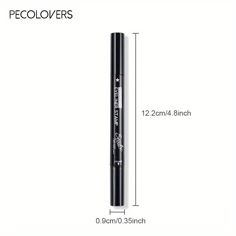 7 Styles Eyeliner Stamp Pen Red Black Liquid Eyeliner Pen Double-ended Lazy Eye Liner Pencil Fast Drying Waterproof Eye Makeup